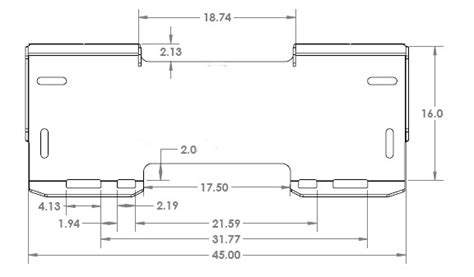 skid steer mounting plate specs|skid steer quick attach dimensions.